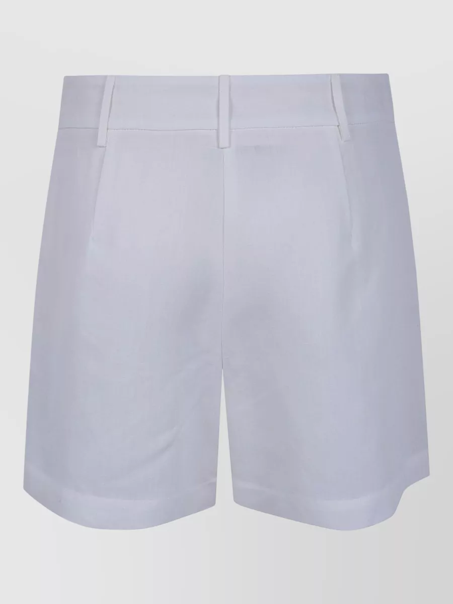 Semicouture Embroidered Cropped Shorts
