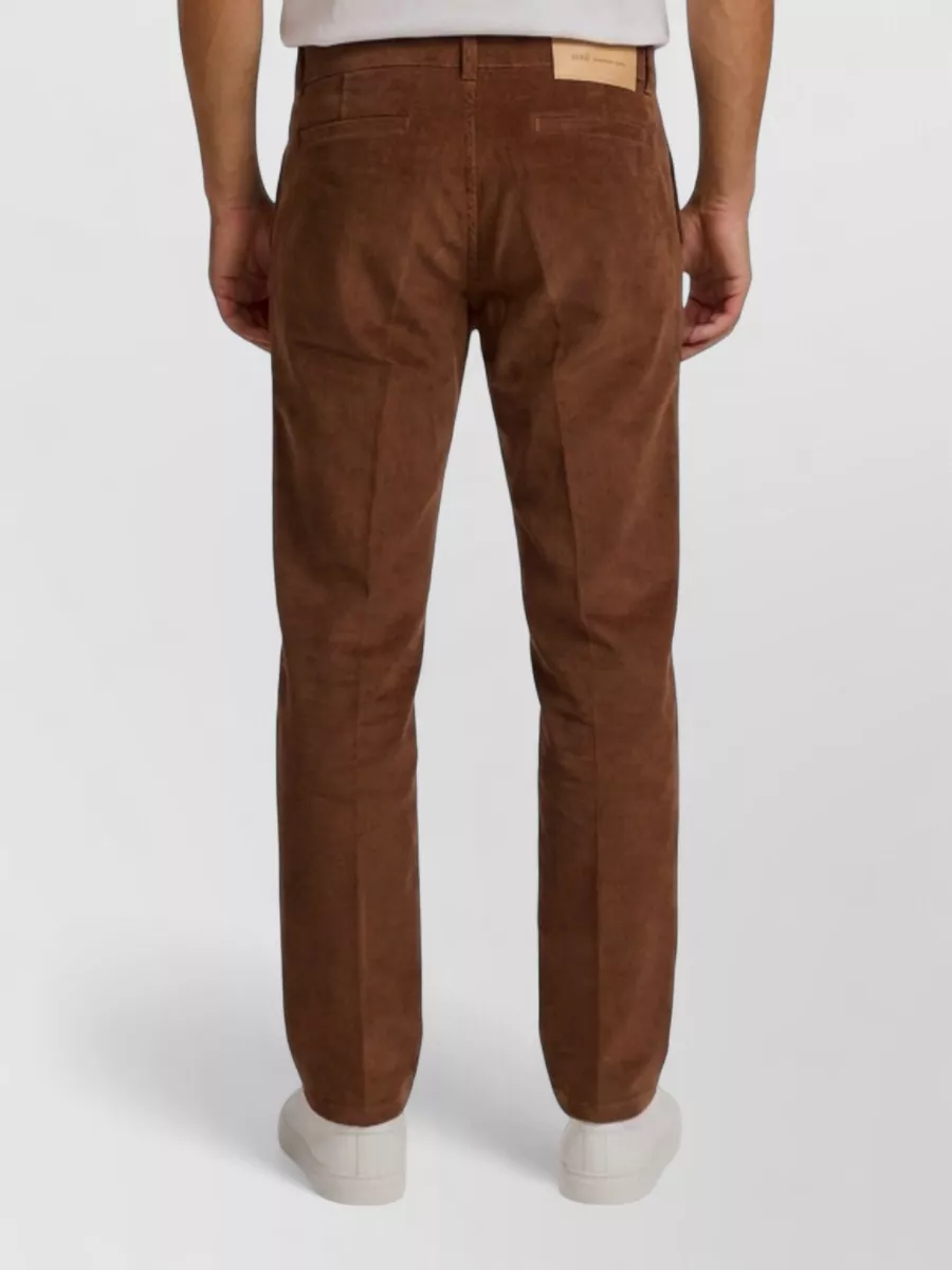 Ami Paris Cotton Corduroy Mid-Rise Straight-Leg Trousers
