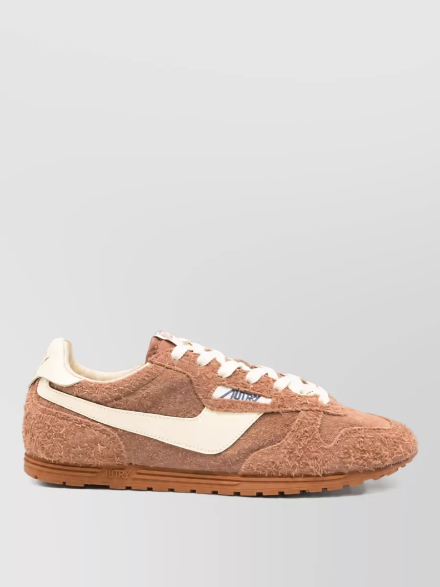 Autry Leather Lace-Up Sneakers