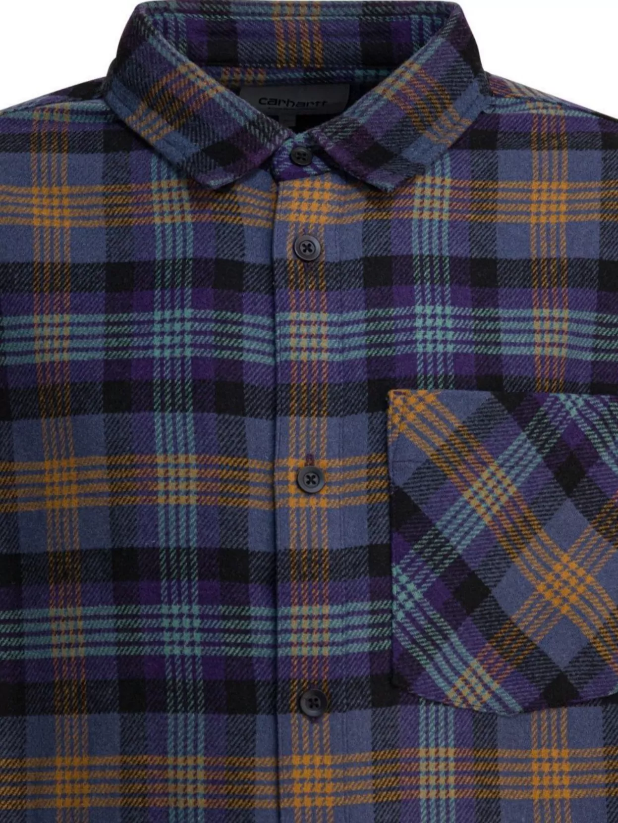 Carhartt Wip Long Sleeve Plaid Shirt Front Pocket