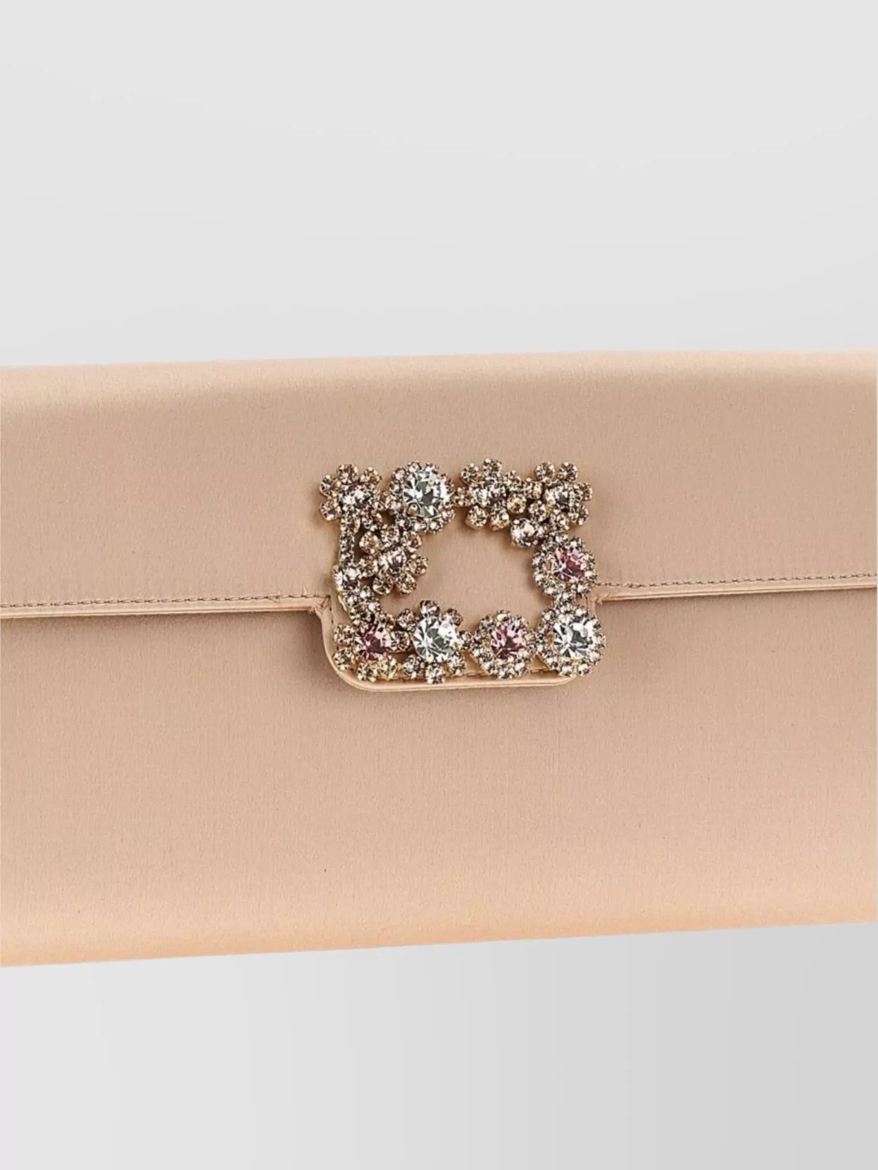 Roger Vivier Buckle Embellished Chain Strap Clutch