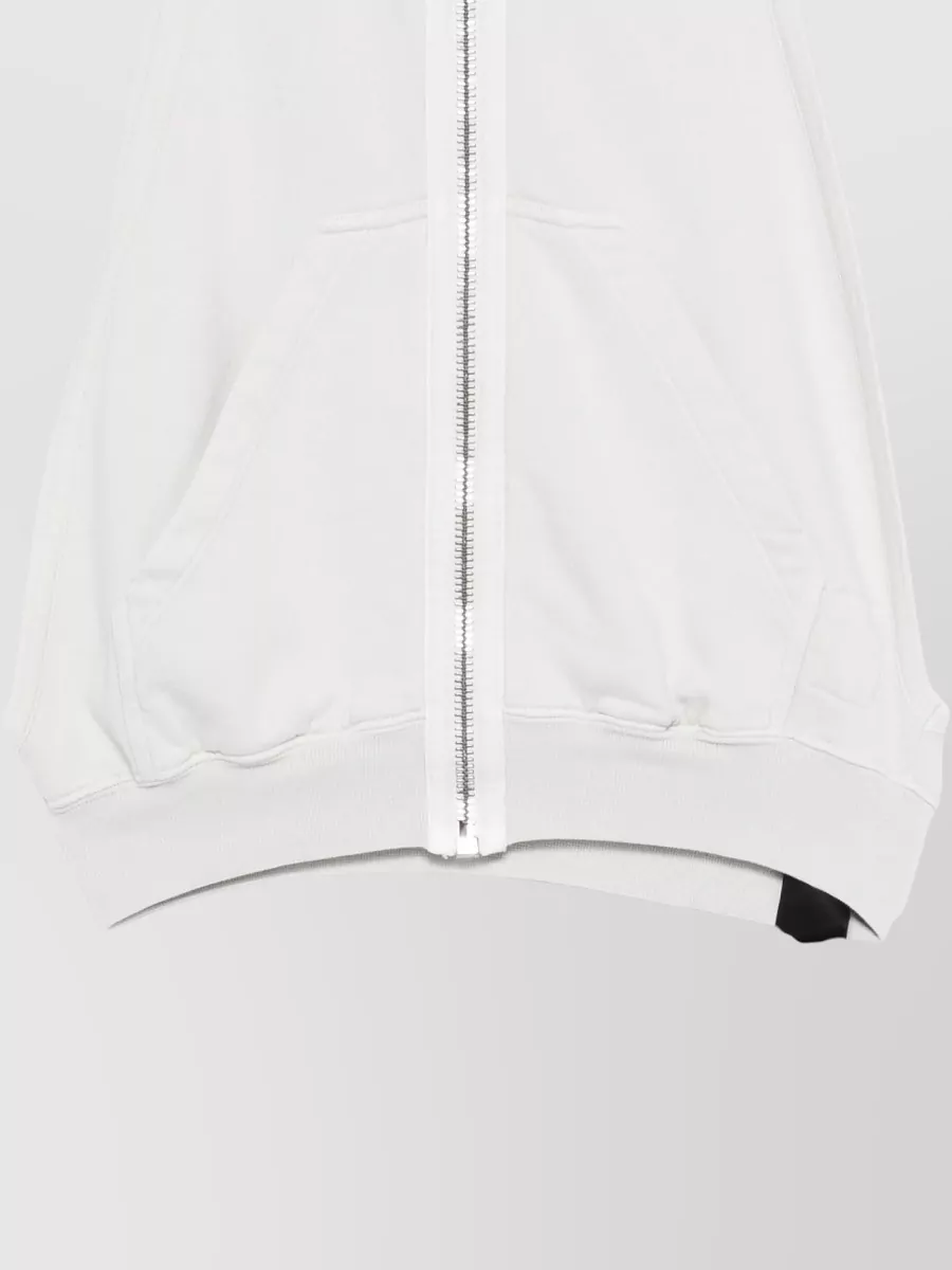Rick Owens Drkshdw Ribbed Sleeveless Zip-Up Hoodie