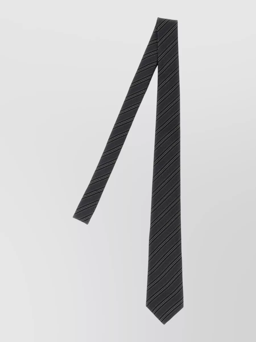 Saint Laurent silk striped tie