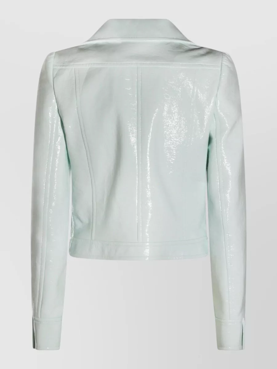 Courrèges Shiny Long Sleeve Casual Style Jacket