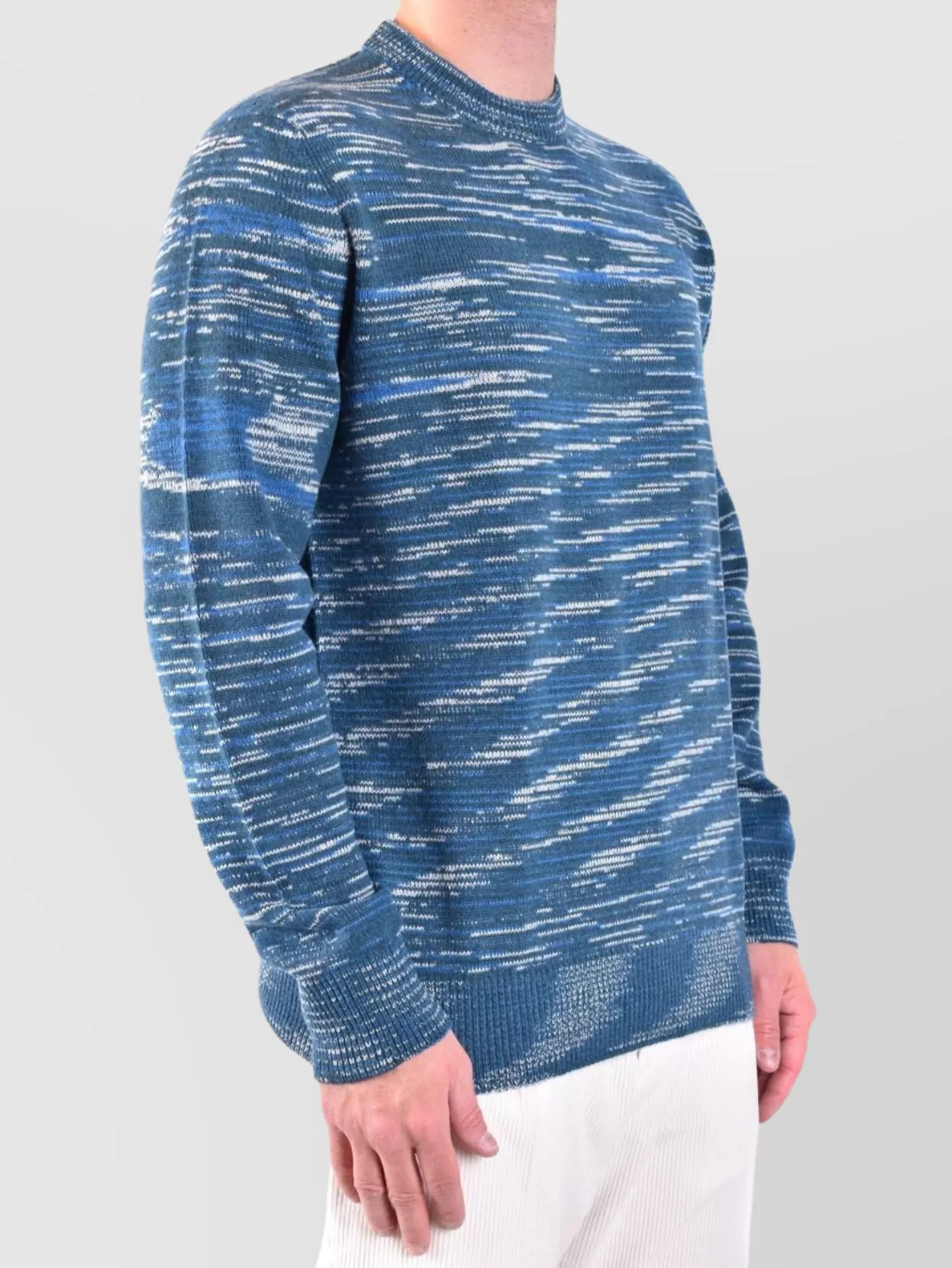 Missoni Crew Neck Textured Knit Sweaters