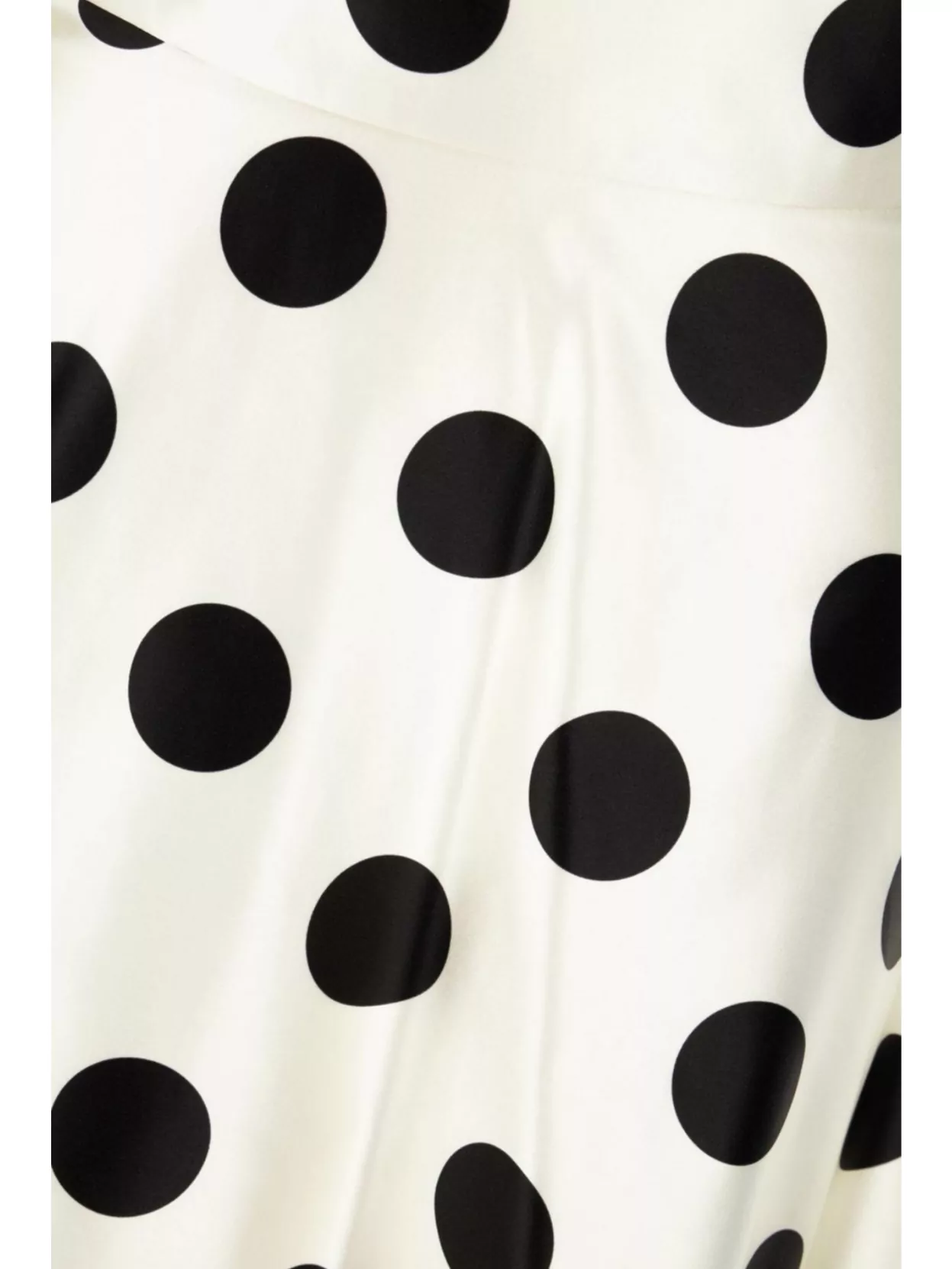 Max Mara Long Strapless Dress Polka Dots
