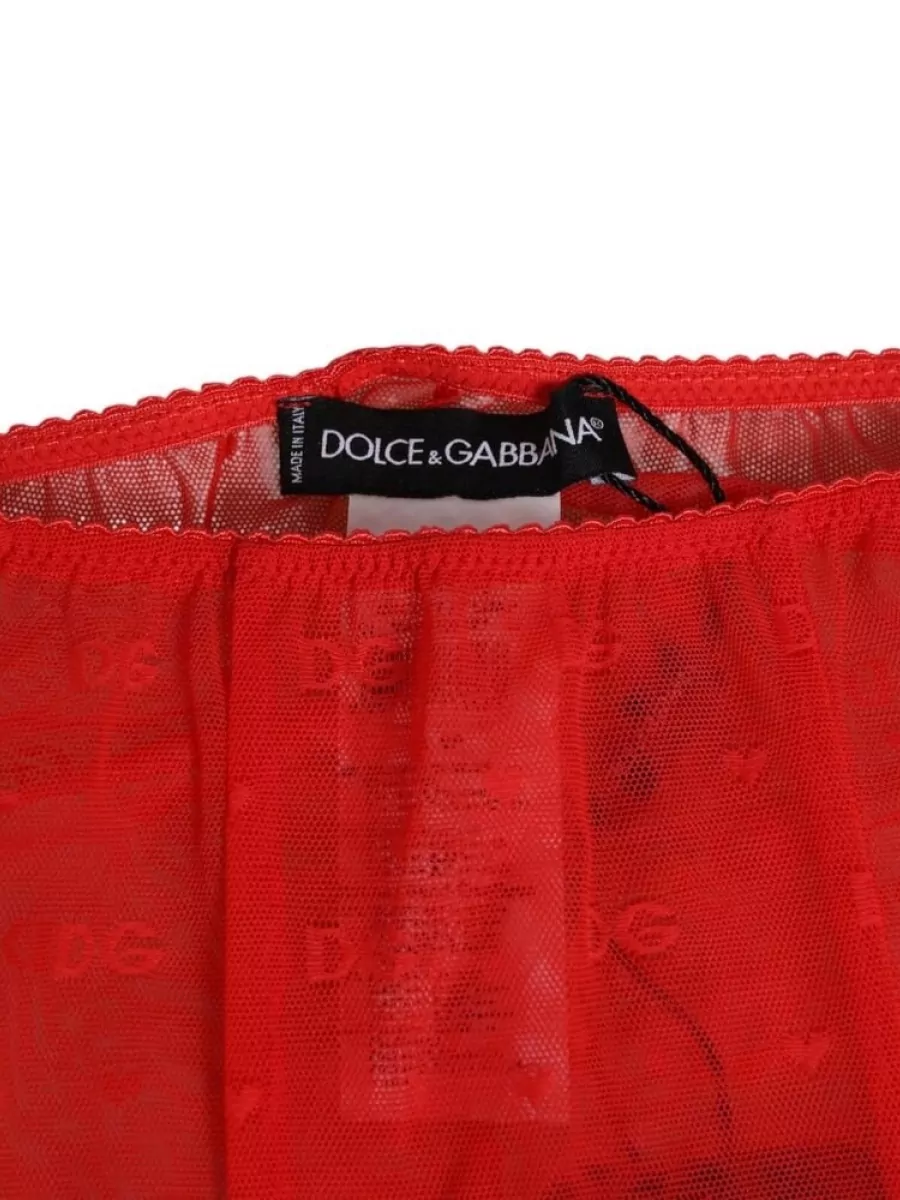 Dolce&Gabbana Logo Lace Leggings