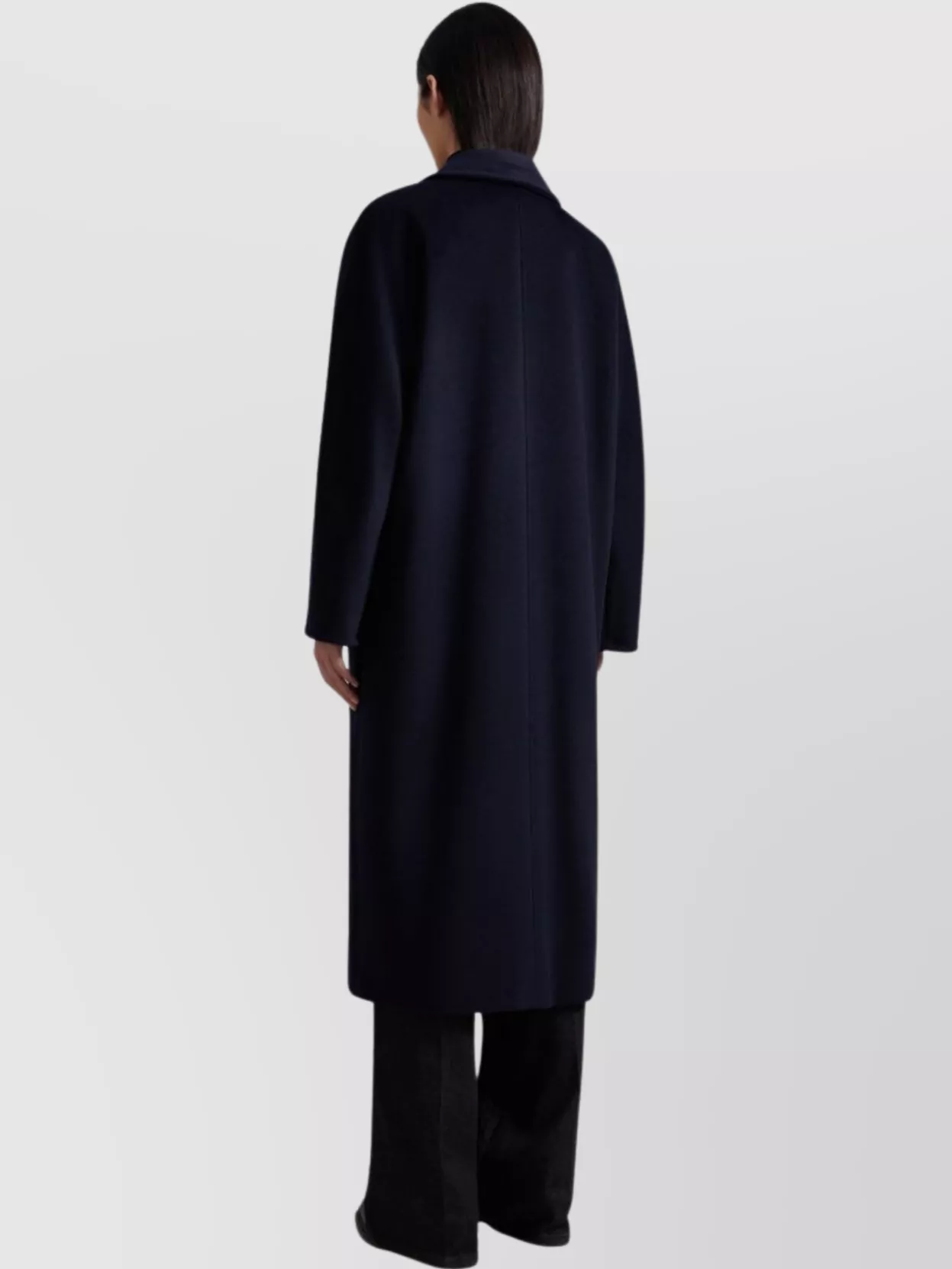 Max Mara Waist Belted Double-Breasted Long Lapels Pockets