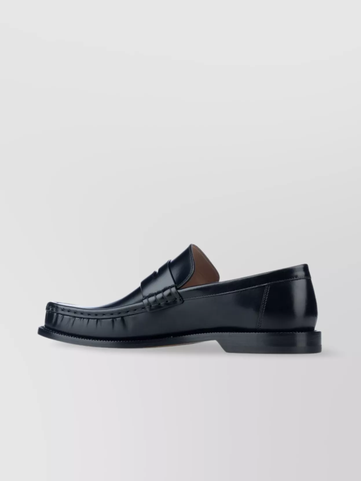 Loewe Blaze Leather Penny Loafers
