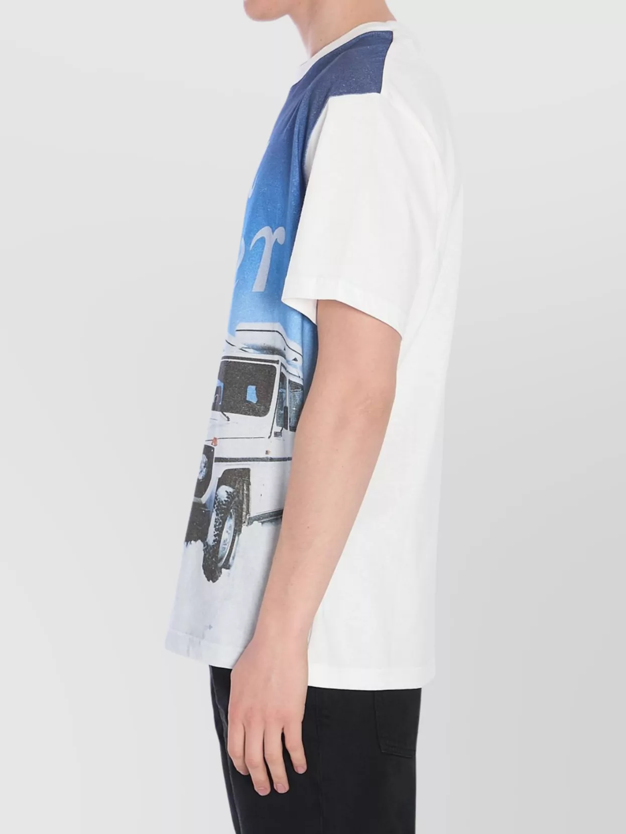 Moncler Graphic Logo Printed Cotton T-Shirt