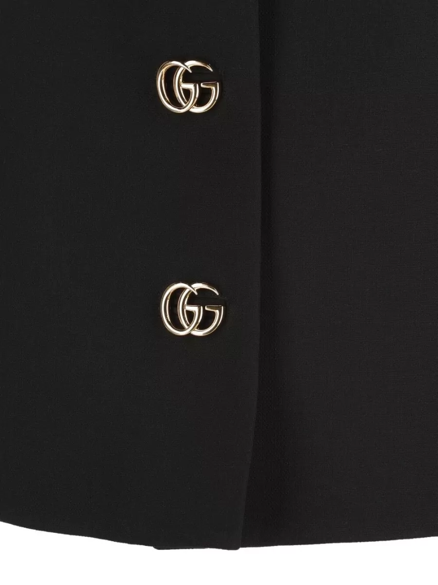 Gucci Wool Mini Skirt