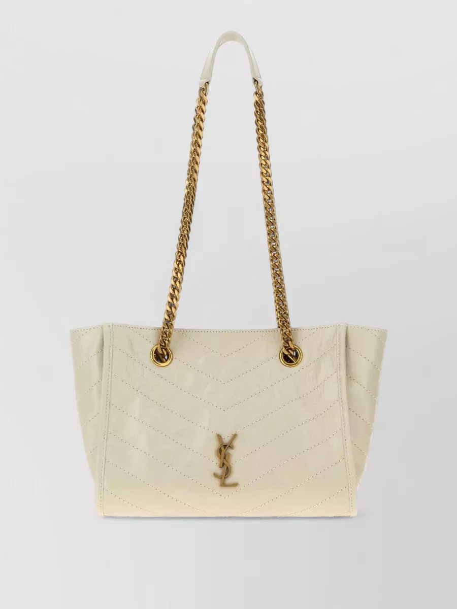 Saint Laurent niki small leather tote bag