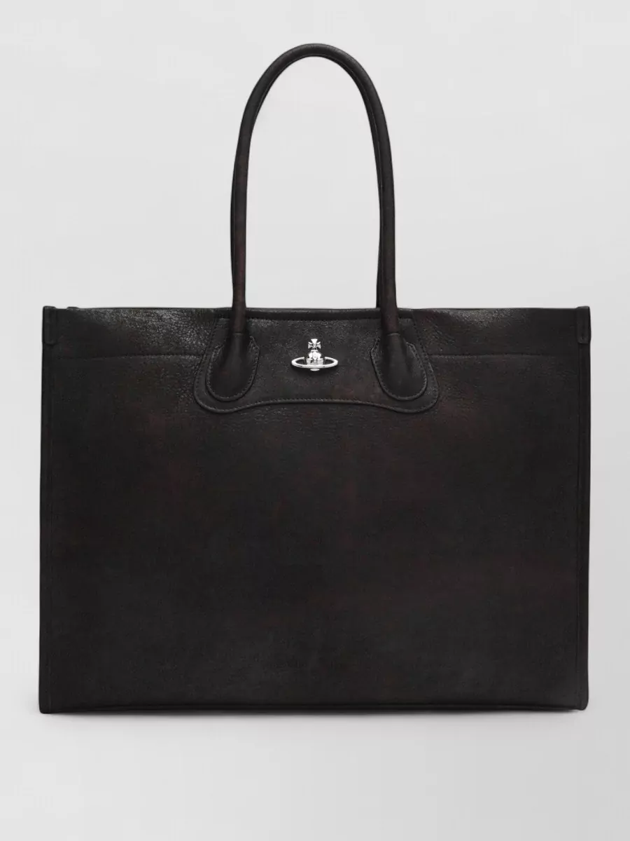 Vivienne Westwood Na Leather Tote Bag