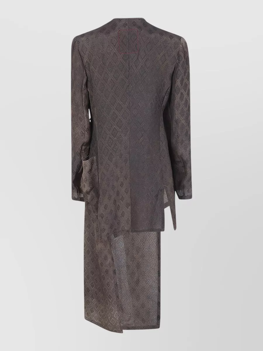 Uma Wang Cupro Fitted Jacket