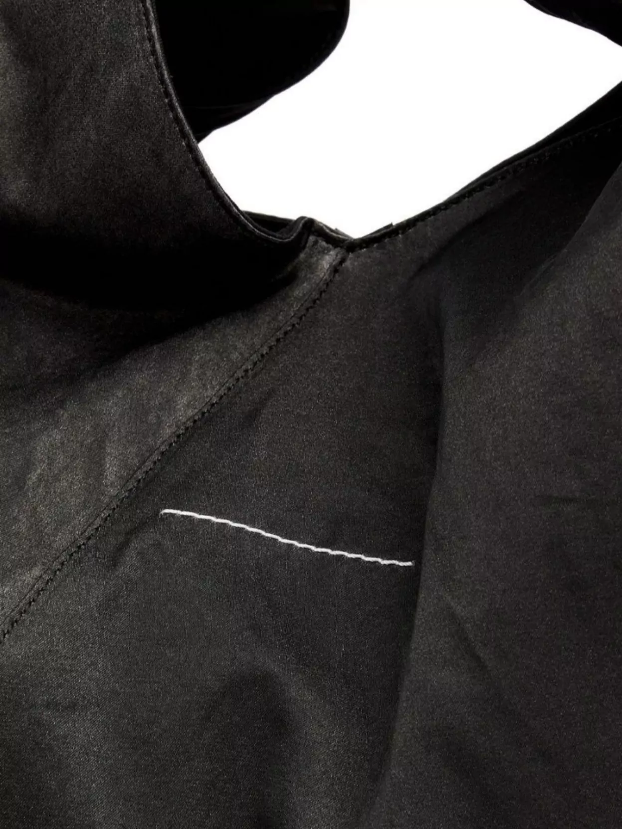 Mm6 Maison Margiela Draped Silhouette Tote Bag