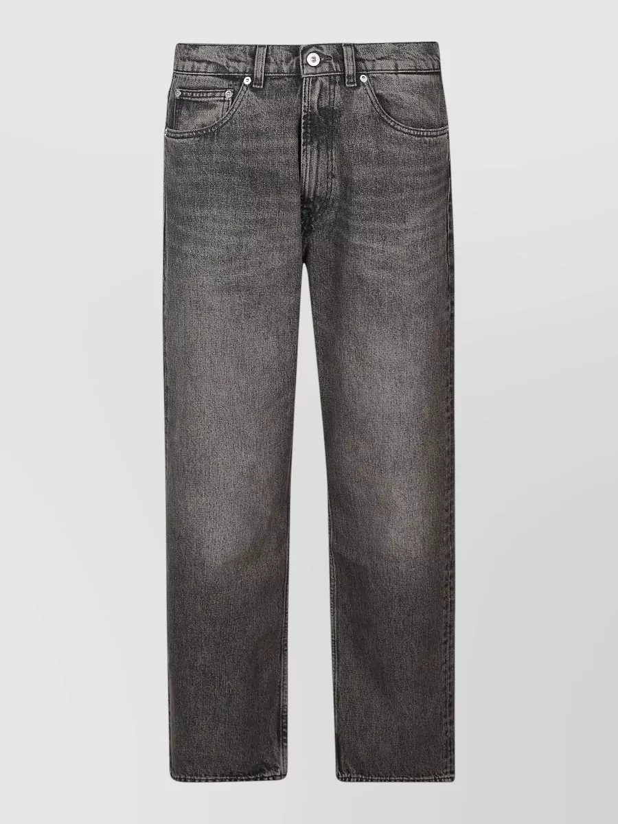 Our Legacy denim relaxed-fit wide straight-leg jeans