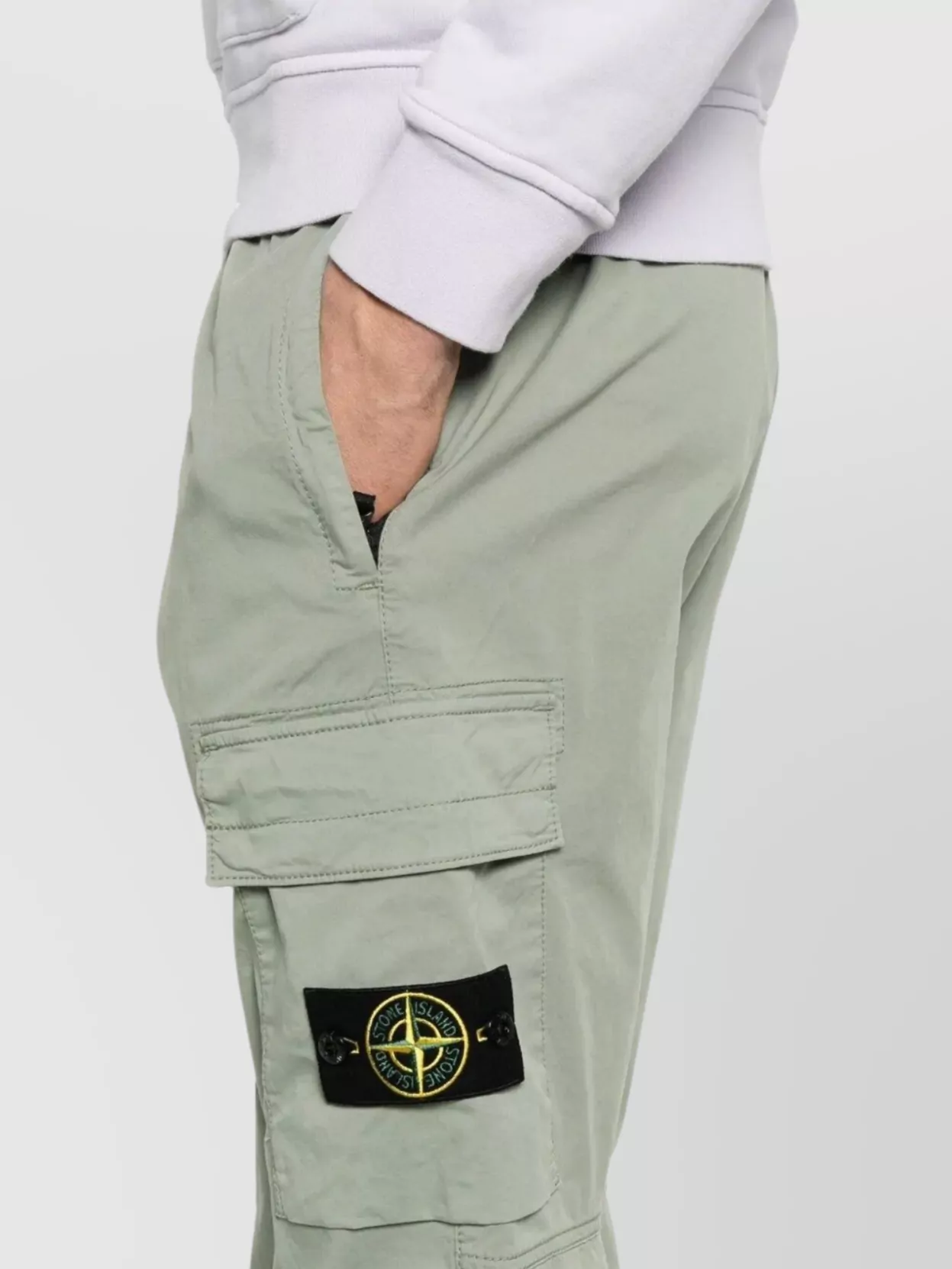 Stone Island Tapered Leg Cargo Jogger Trousers