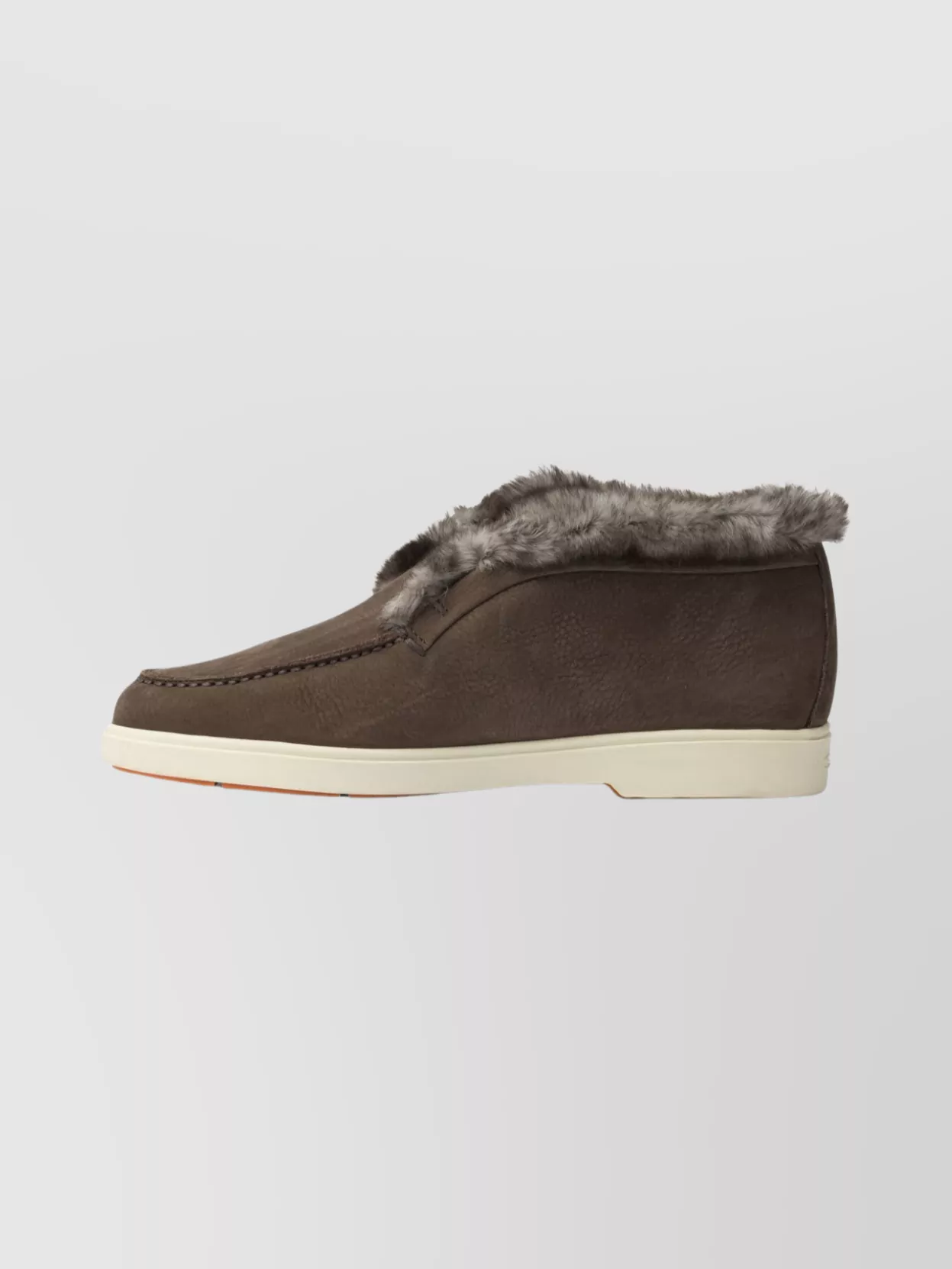 Santoni Hadeel Textured Loafers Round Toe
