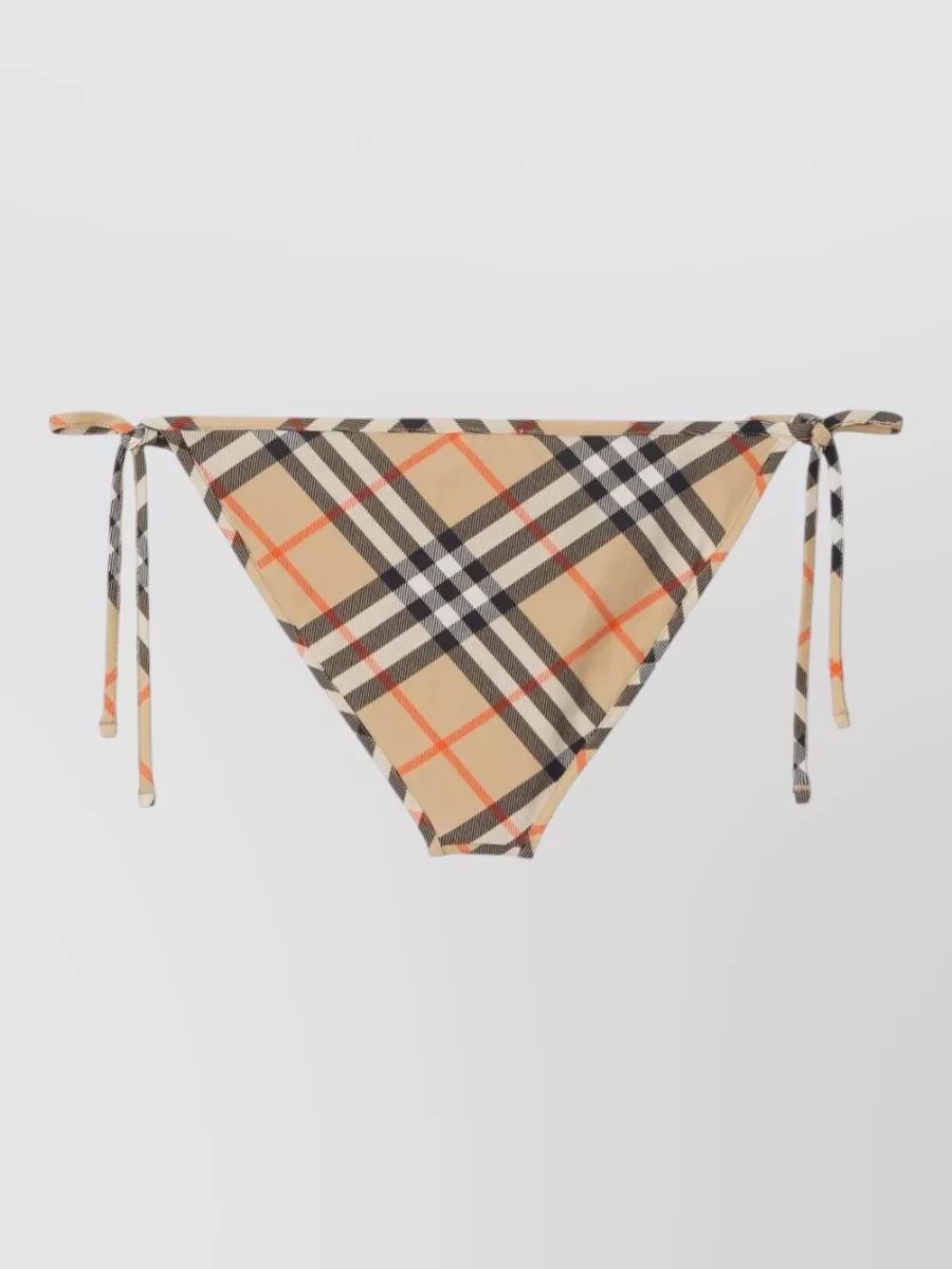 Burberry Checked Bikini Briefs
