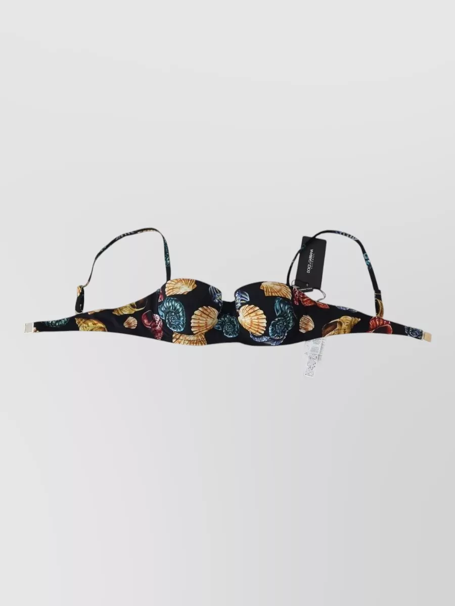 Dolce&Gabbana Seashell Print Bikini Top