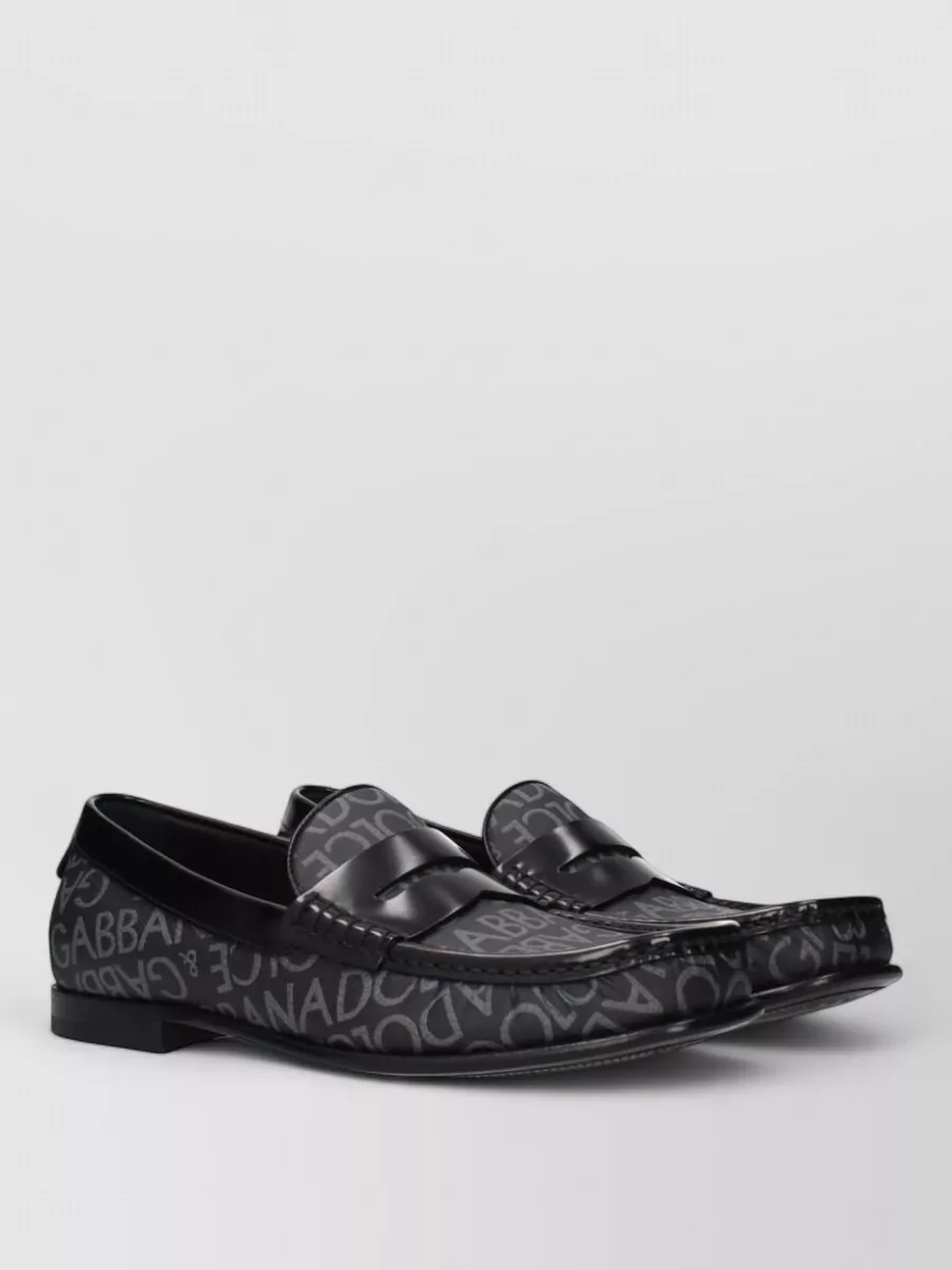 Dolce&Gabbana fabric slip-on loafers