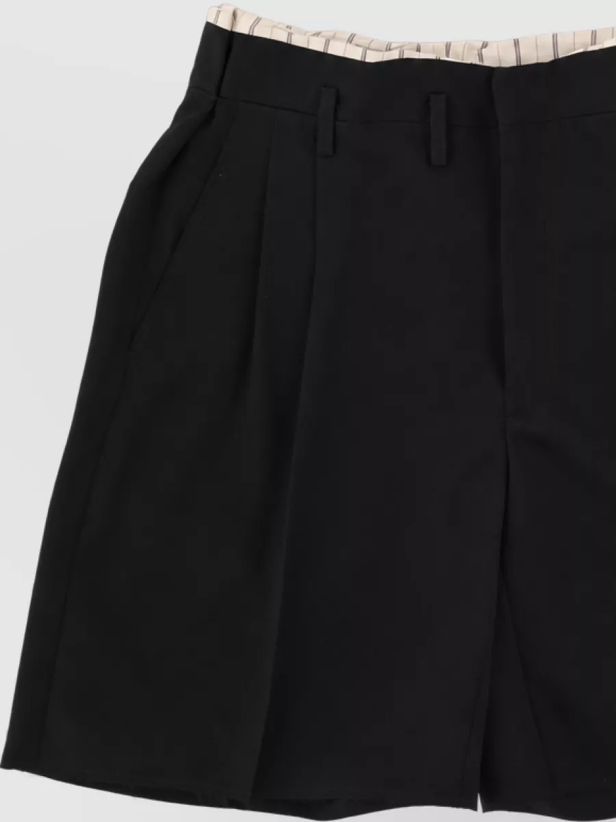 Maison Margiela Virgin wool cropped trousers