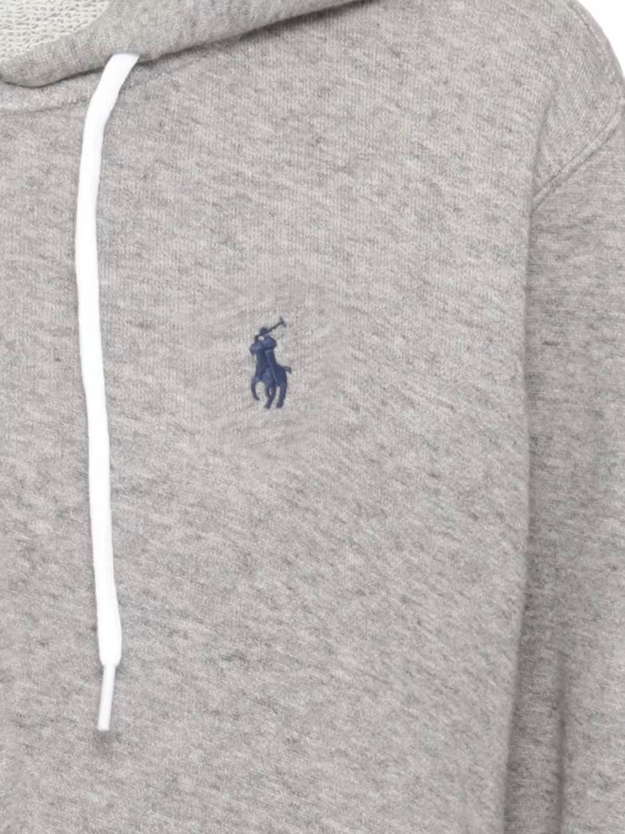 Ralph Lauren Ribbed Cotton Zip-Up Hoodie