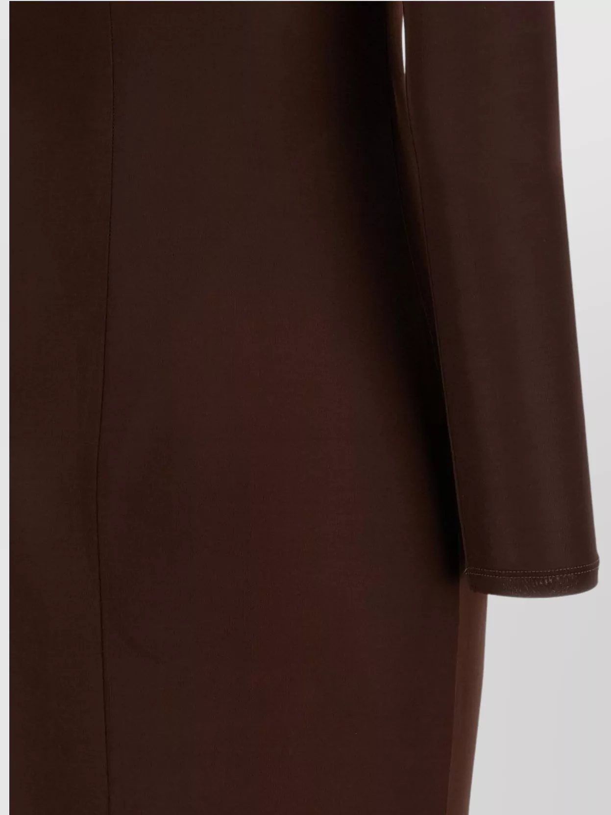 Elisabetta Franchi Draped Chain Detail Dress With Back Slit