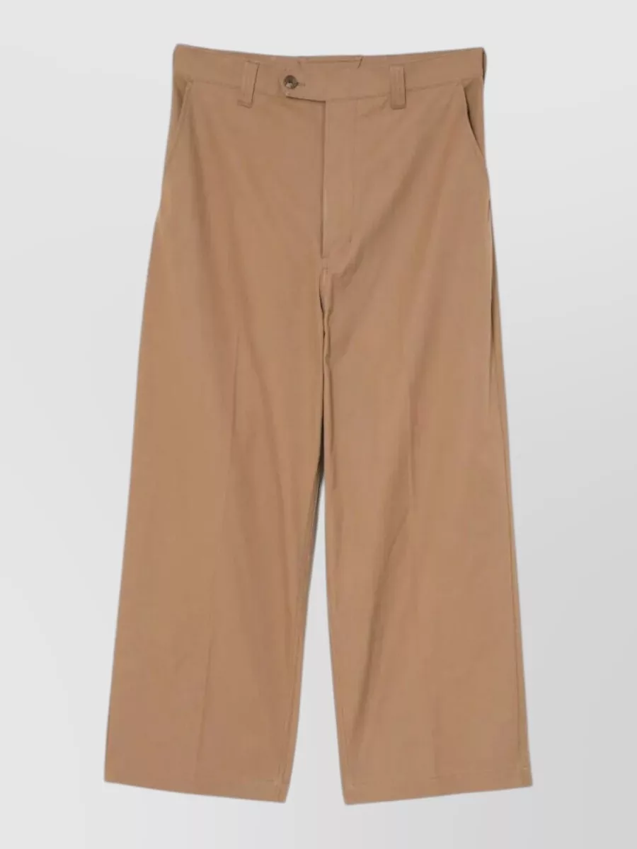 Comme Des Garçons Homme cotton wide leg trousers