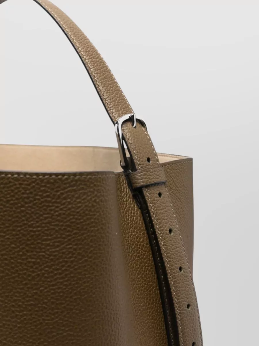 Totême Leather Belt Detail Tote Bag Shoulder