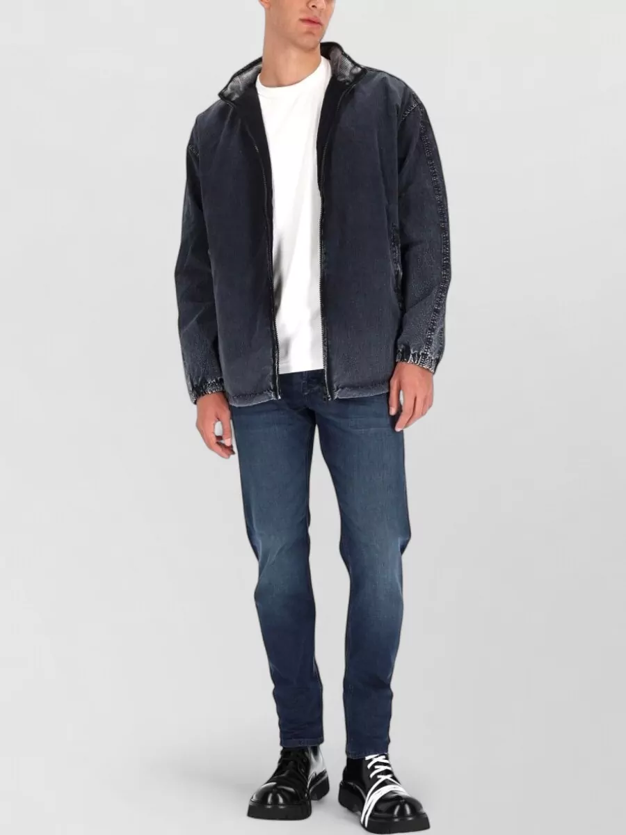 Diesel Nylon Single Breasted Coat