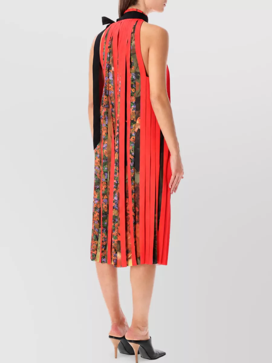 Dries Van Noten Pleated Midi Dress