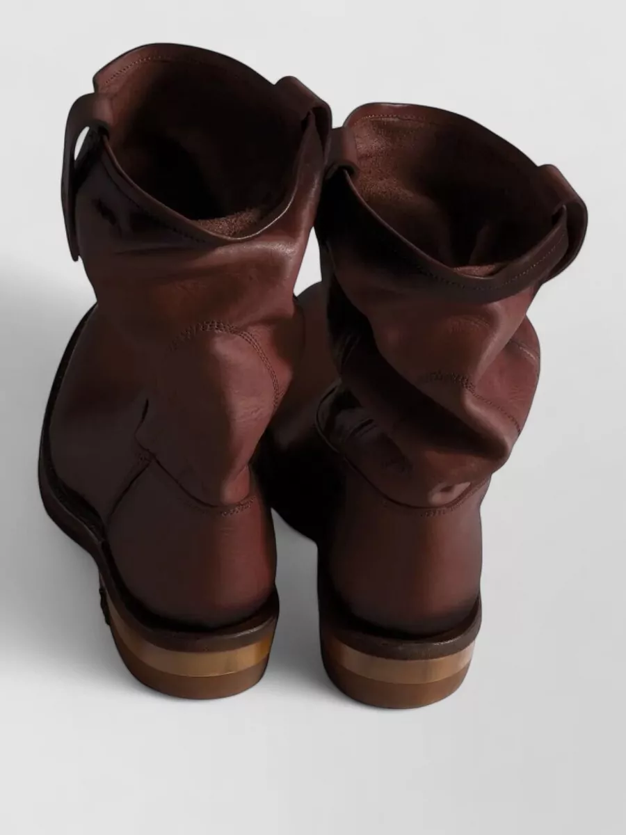 Miu Miu Leather Ankle Boots