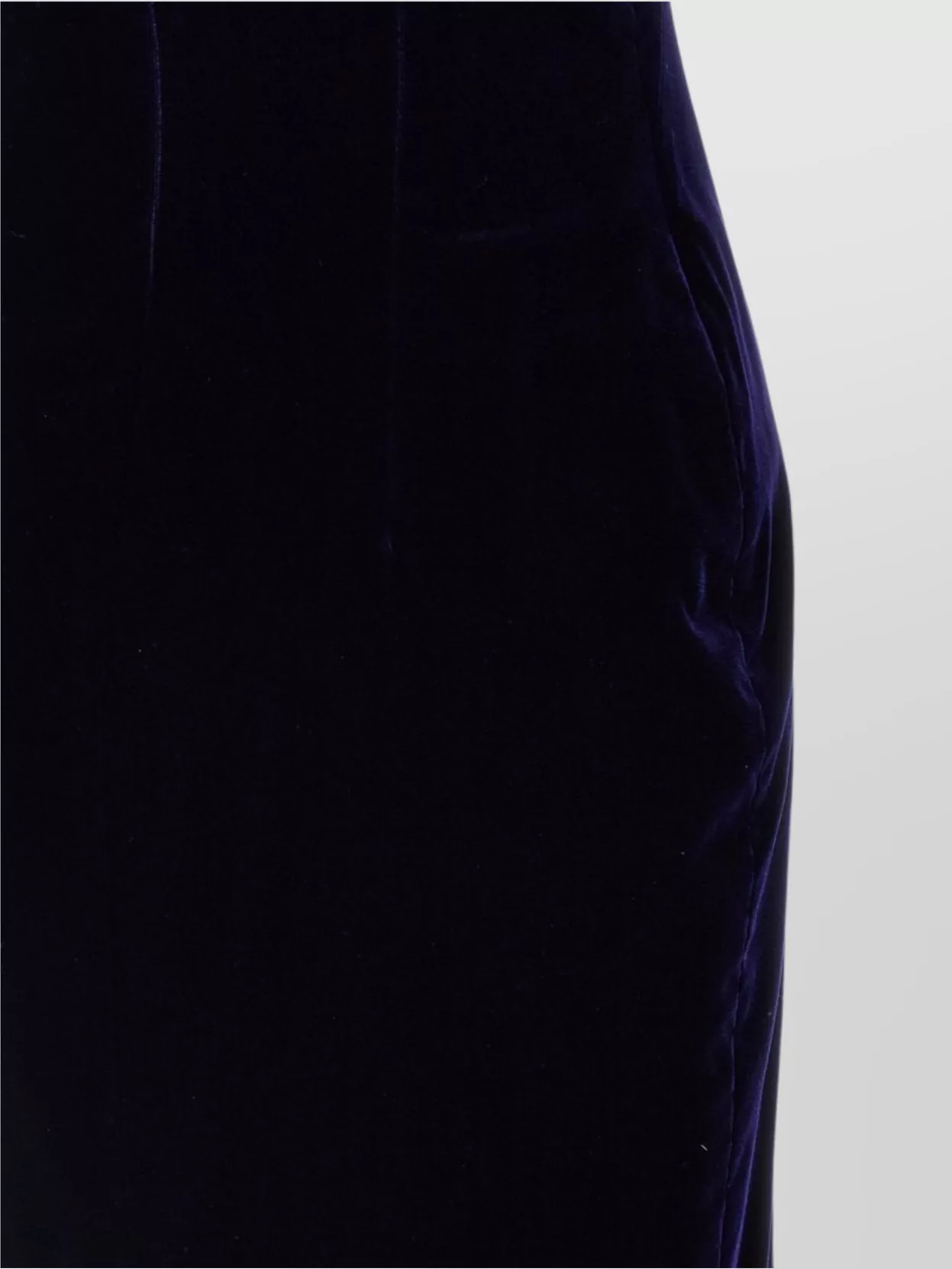 Tom Ford Strapless Velvet Midi Dress With Fitted Silhouette