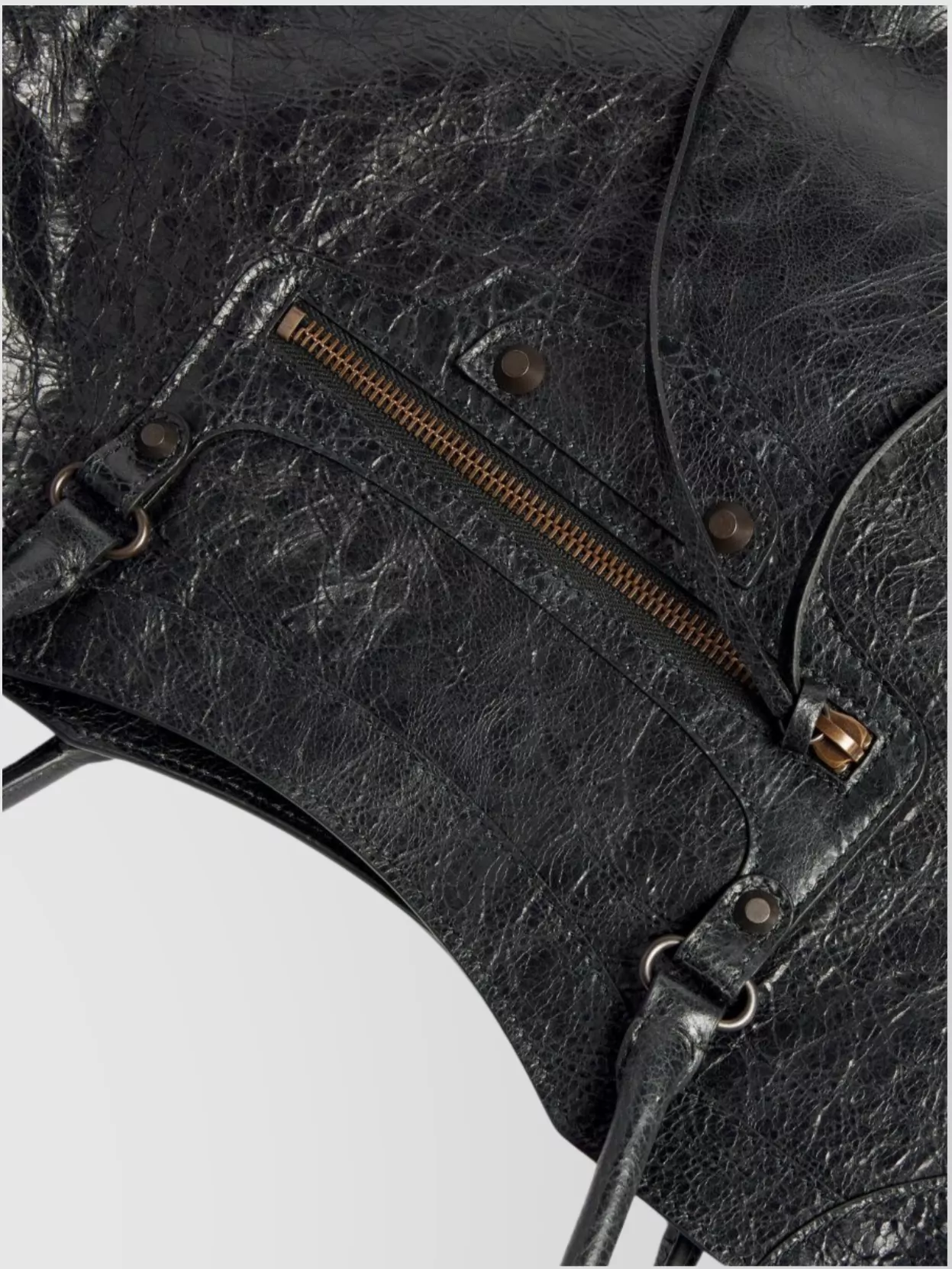 Balenciaga Urban Leather Tote Zip Pocket