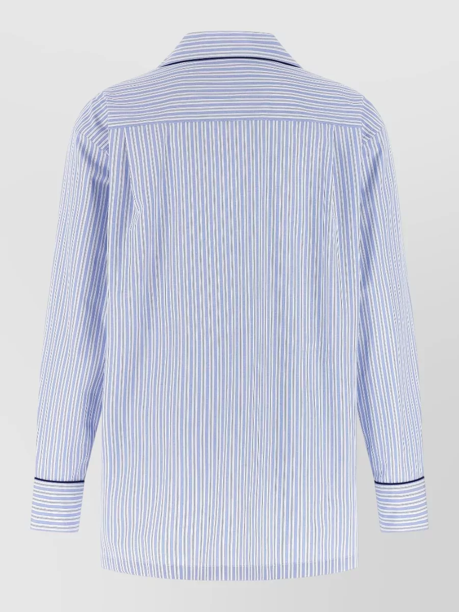 Dolce&Gabbana Striped Cotton-Silk Pyjama Shirt
