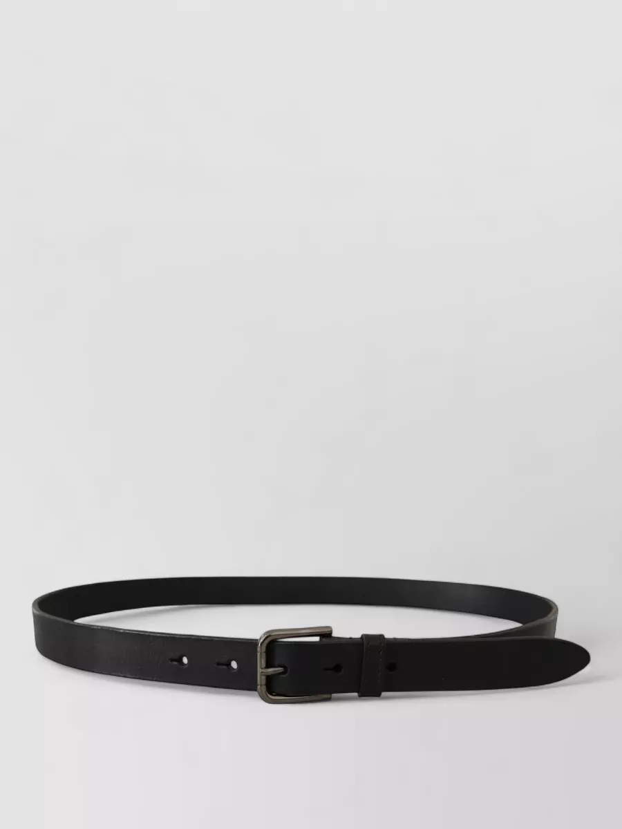 Dolce&Gabbana leather logo buckle belt