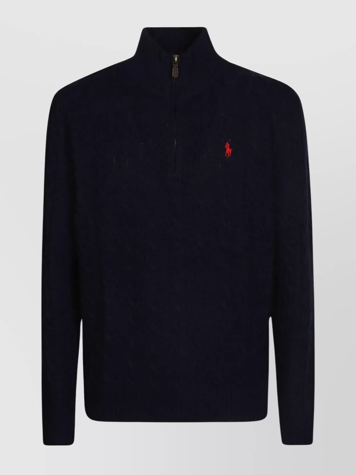 Polo Ralph Lauren Wool cashmere cable knit quarter zip jumper