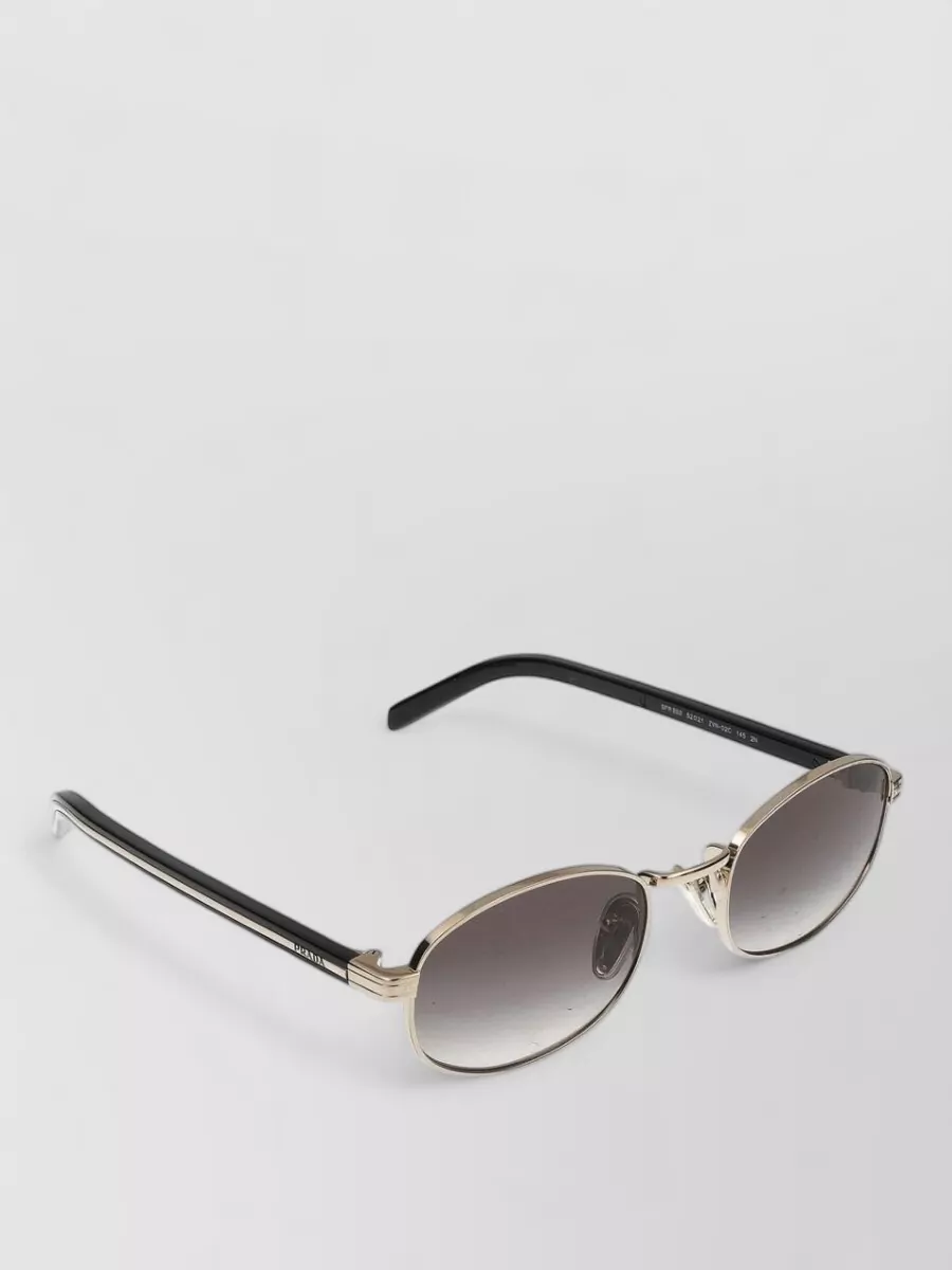 Prada Sunglasses Metal Oval Frame Code Zvn02c