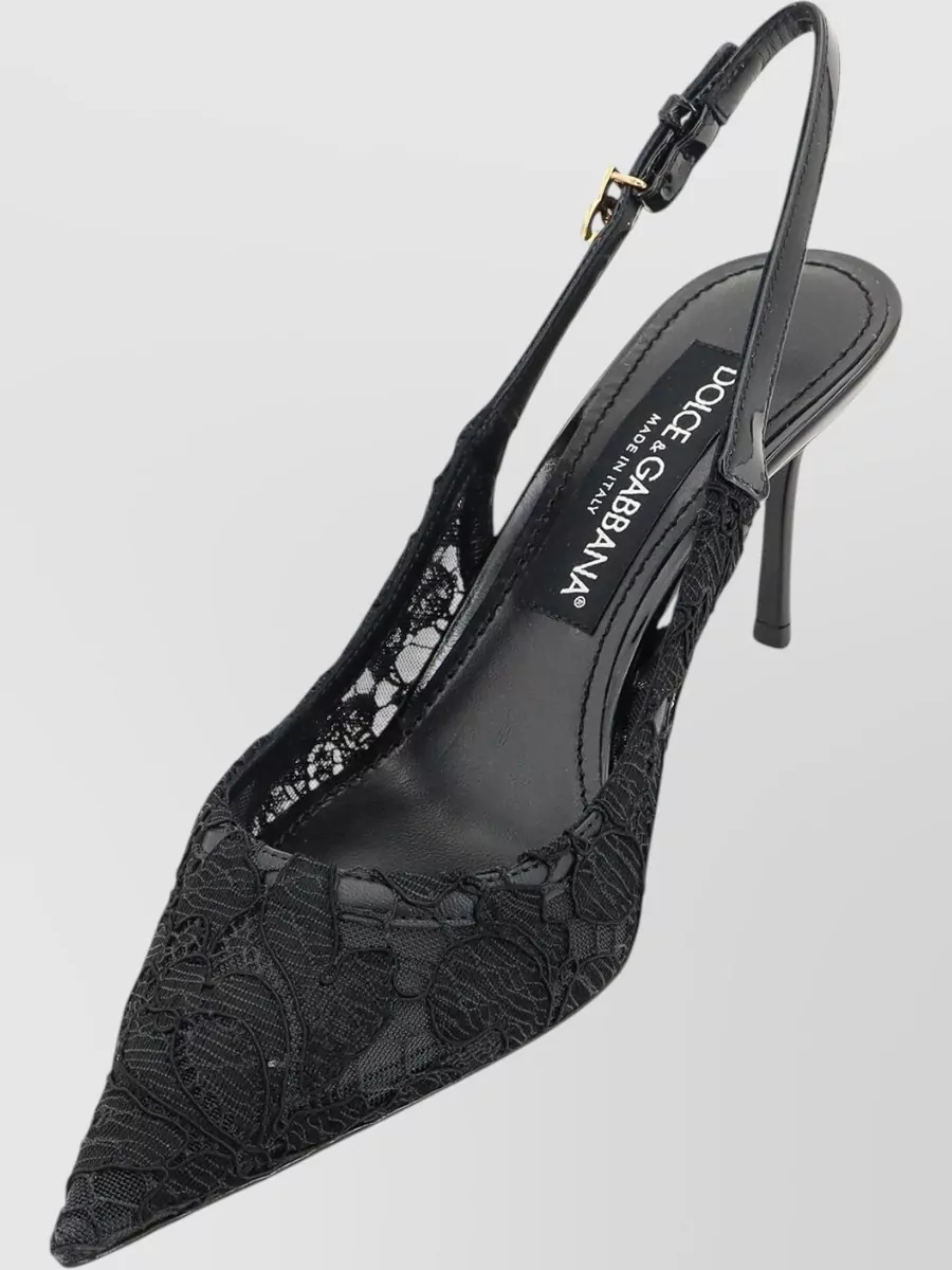 Dolce&Gabbana Lace Slingback Pumps