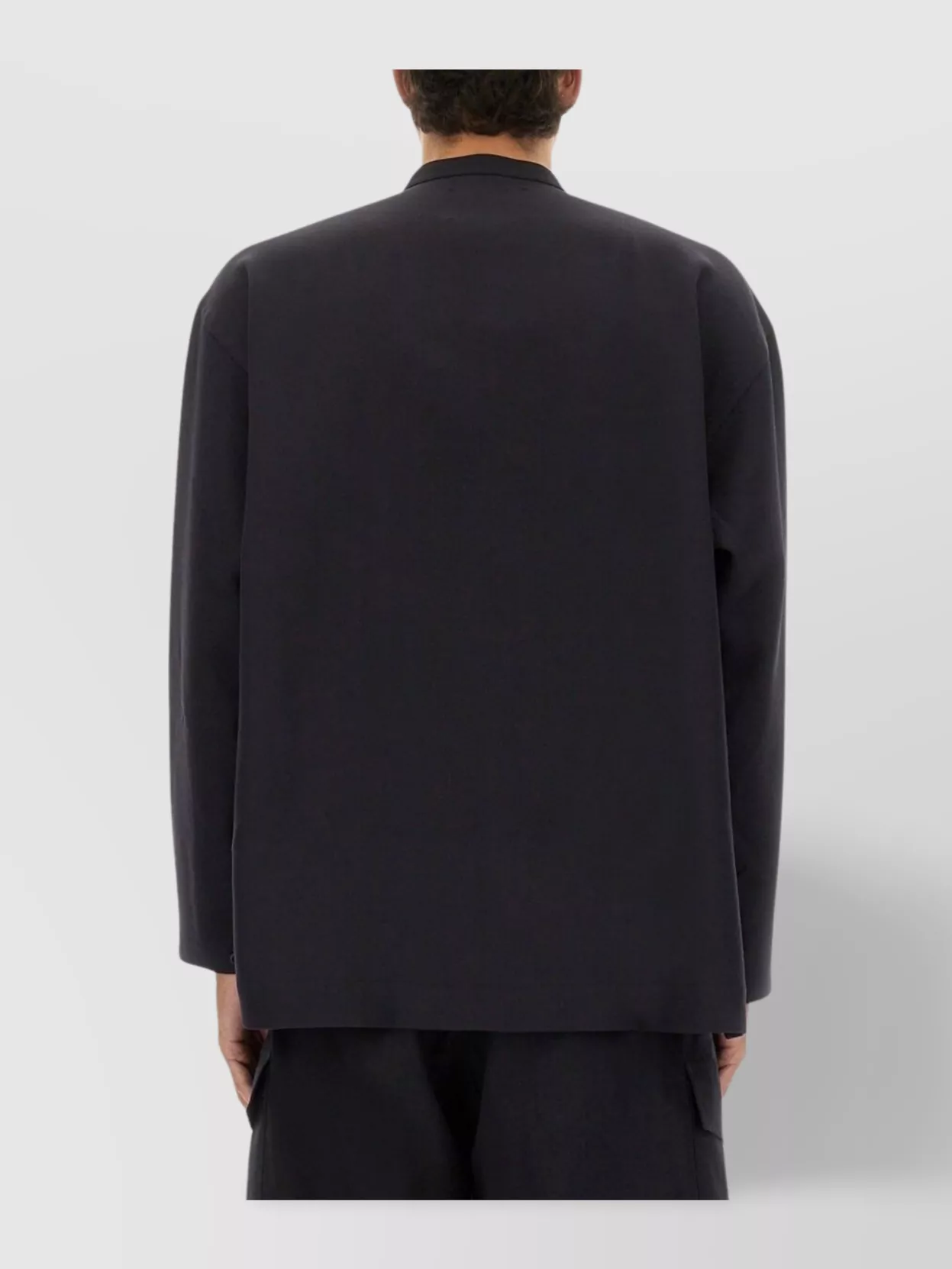 Studio Nicholson Shirt Mandarin Collar Chest Pocket