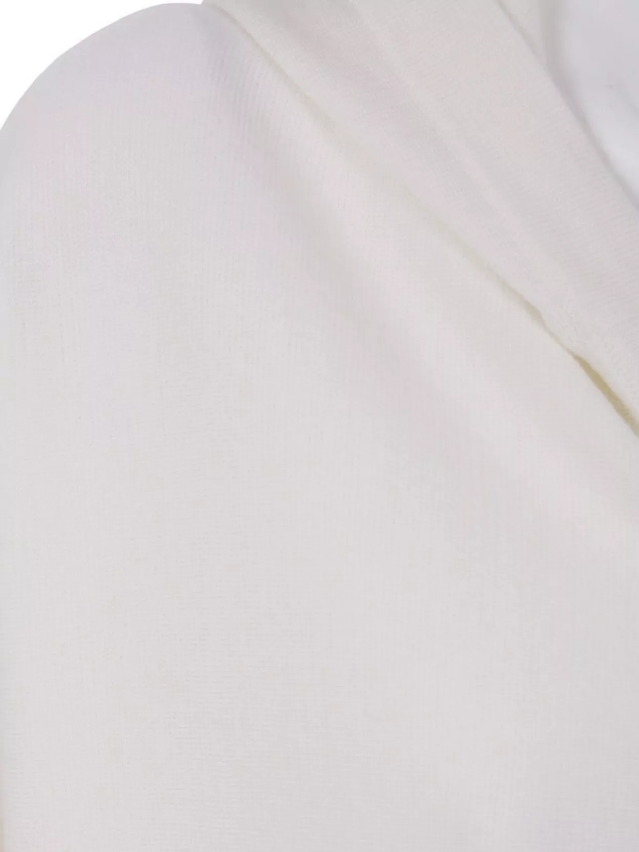 Max Mara Hooded Cardigan Drawstring Detail In White