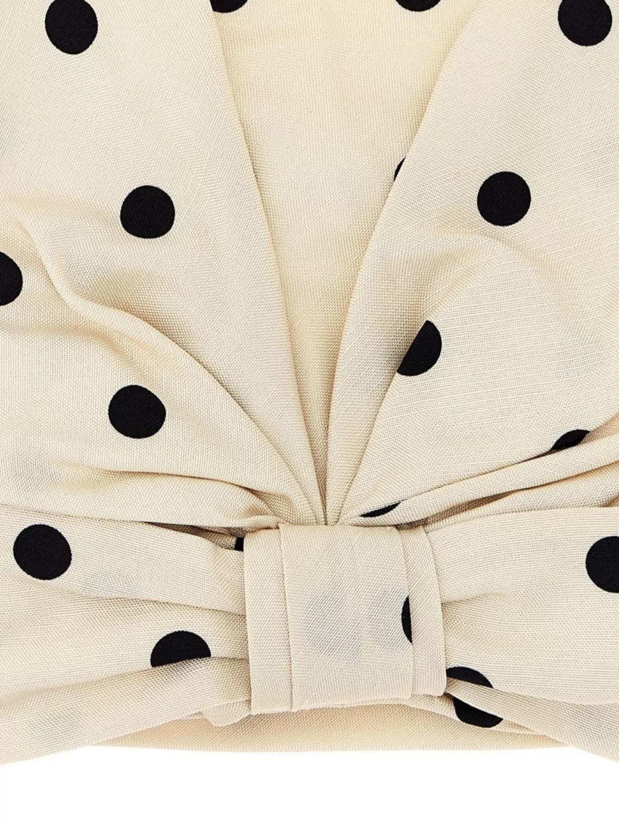 Valentino Silk Headband With Braided Bow Detail
