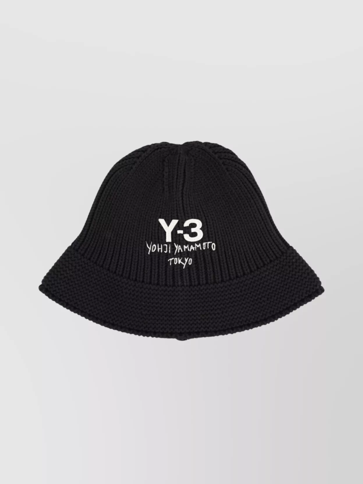 Y-3 Wide Brim Ribbed Texture Hat
