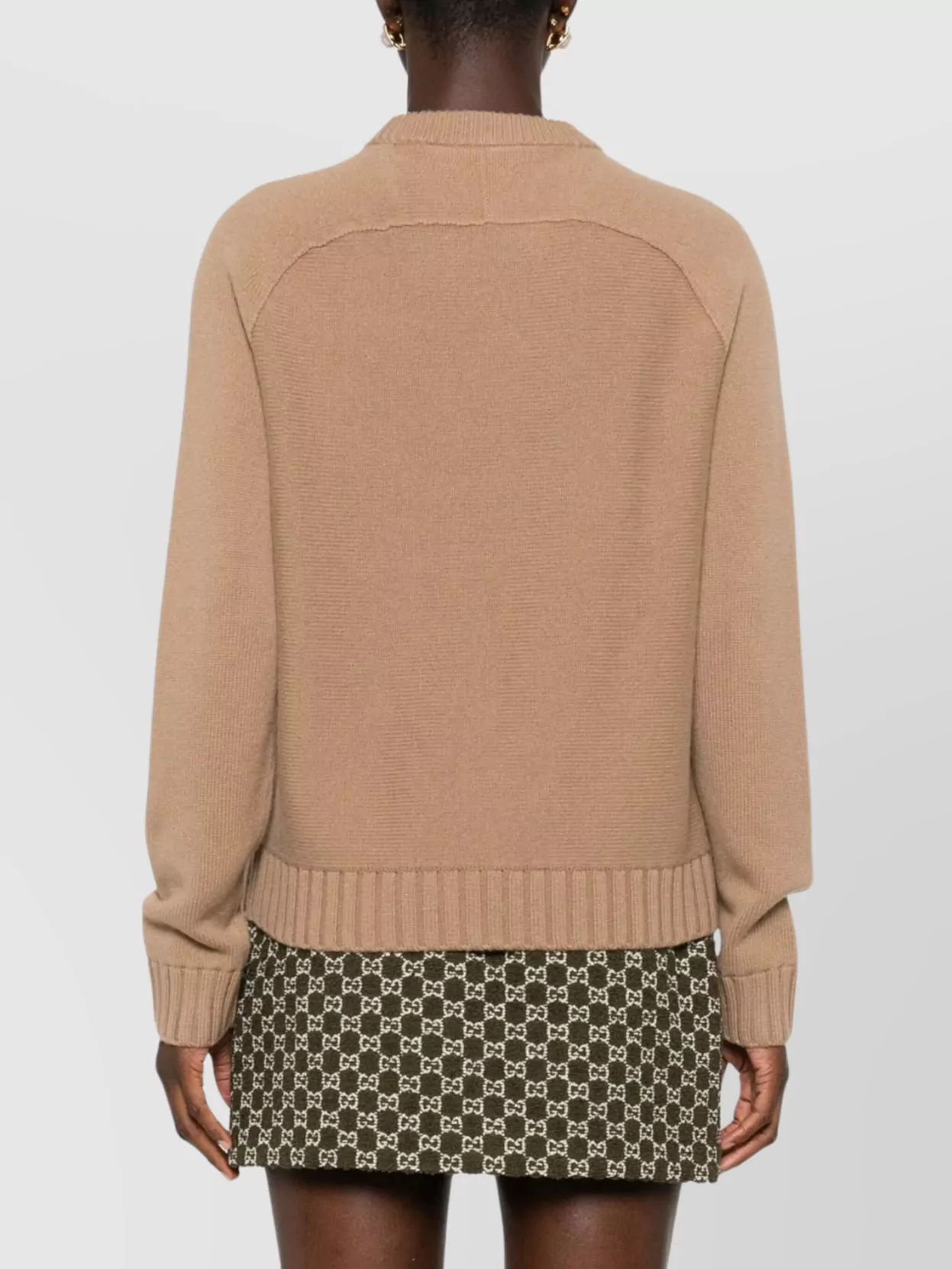 Gucci Wool Top Featuring Buckles