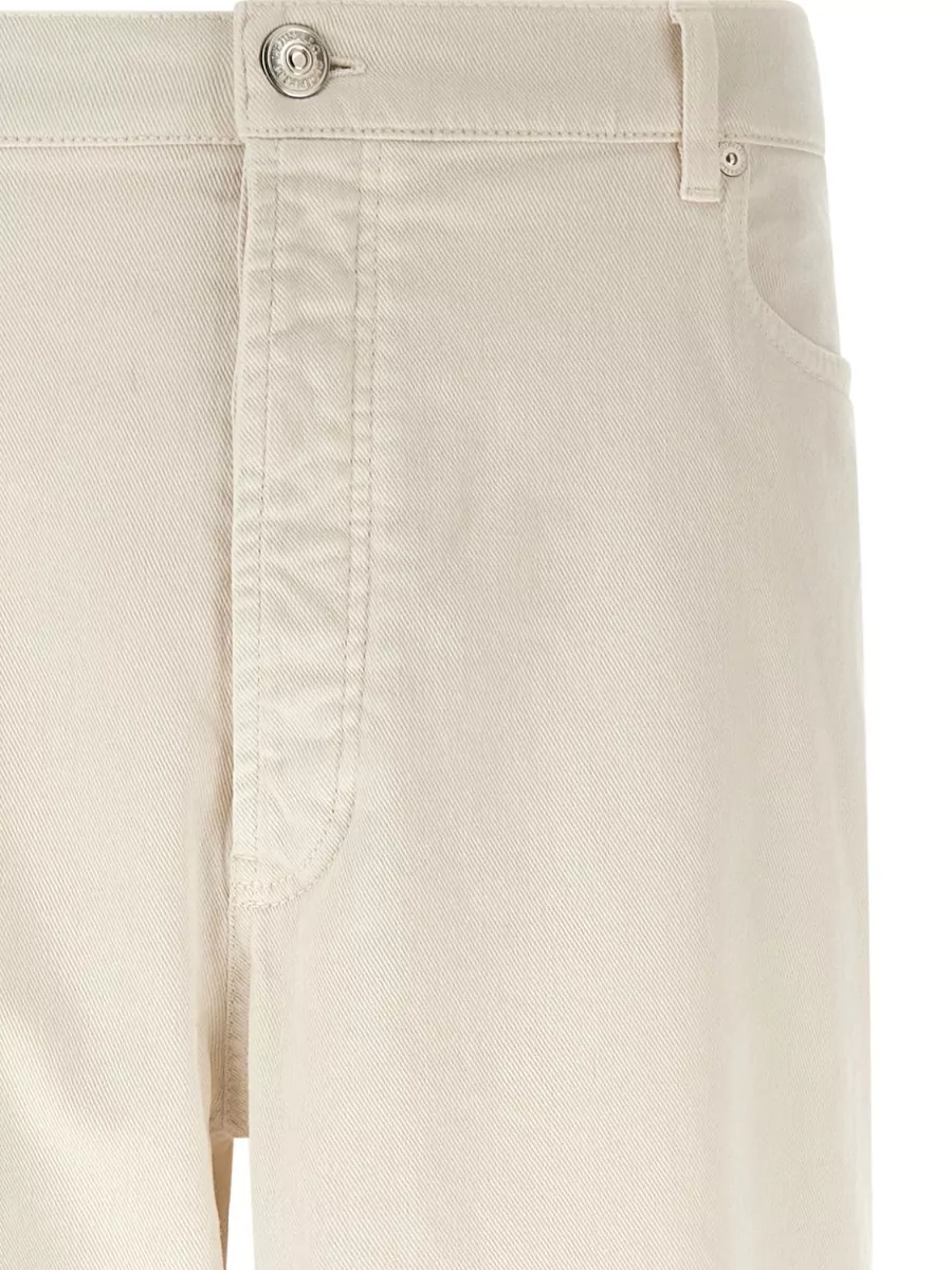 Brunello Cucinelli Denim Relaxed-Fit Straight-Leg Jeans