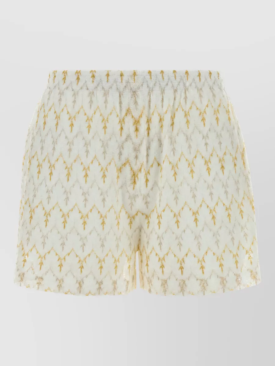 Missoni Embroidered Lace Knee-Length Shorts