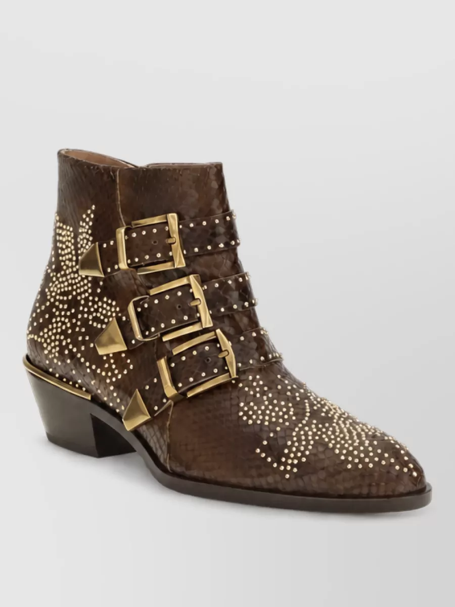 Chloé leather ankle boots