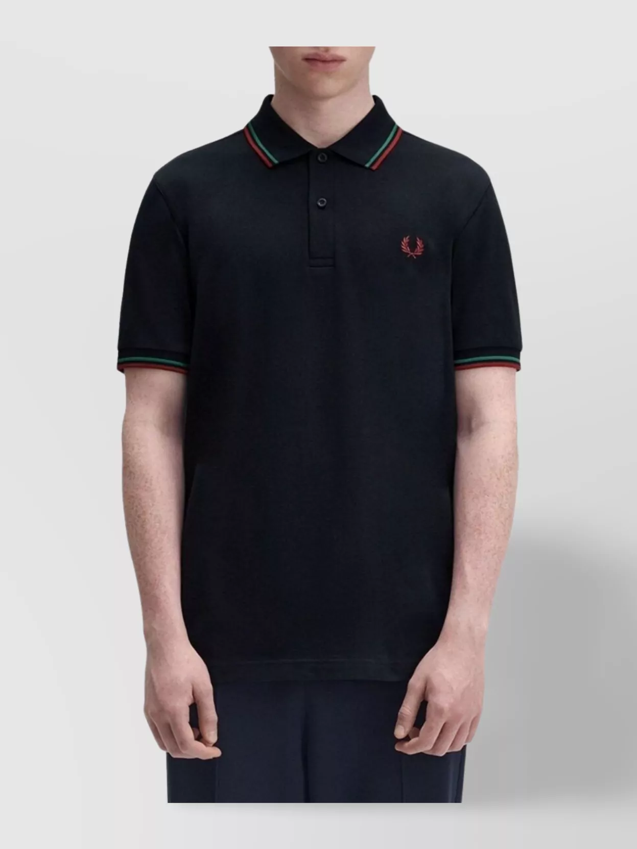 Fred Perry Polo Shirt With Short Sleeves And Collar