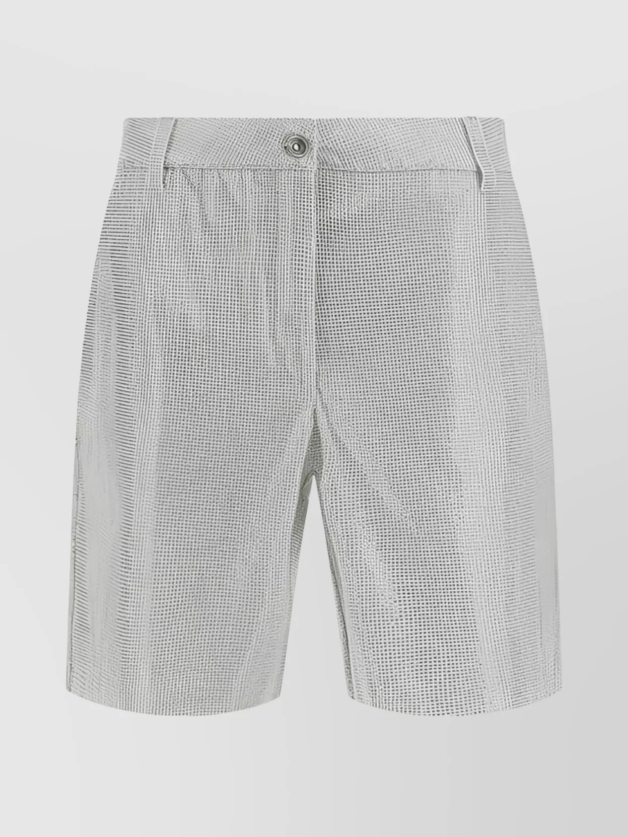 Shop Ermanno Scervino Rhinestone Embellished Cotton Shorts With Frayed Hem